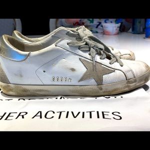 Golden Goose super star - silver star size 38. Worn only a few times